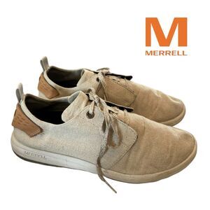 Merrell Women's Gridway Canvas Natural Sneakers Shoes 8