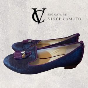 VC Vince Camuto Signature Nancy Horse Hair Loafers 6.5