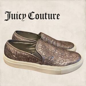 Juicy Couture "Ruby" Metallic Loafers Sneakers 7.5