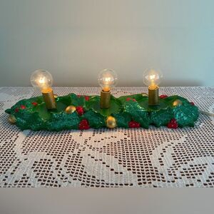 Vintage ceramic Christmas lights decoration || Vintage Christmas lights