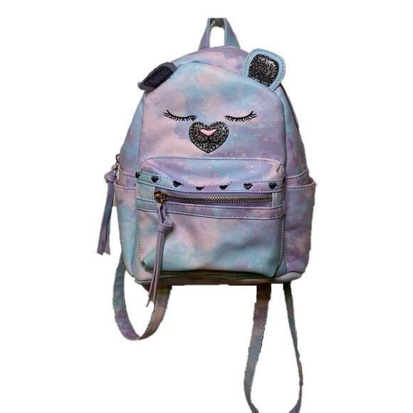 Multi colour pastel bear backpack - Picture 1 of 1