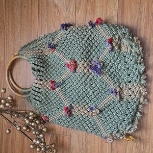 Handcrafted Macrame Market/ Tote Bag