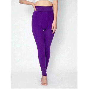 Shein  Purple Stretchy Women's Thermal Leggings, Size O/S