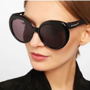 Sunglasses Balenciaga BB0024S Large Black Sunglasses