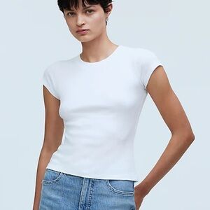 Madewell Supima® Rib Tee Size XL