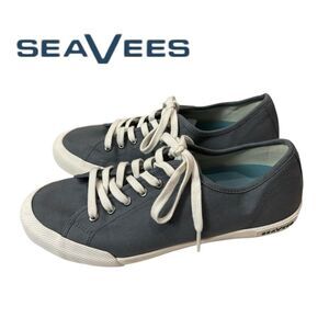 SeaVees Monterey Slate Navy Cotton Canvas Original Sneakers 9