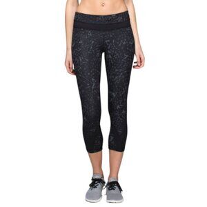 Lululemon Women Run Inspire Crop Star Crushed Coal Size 6