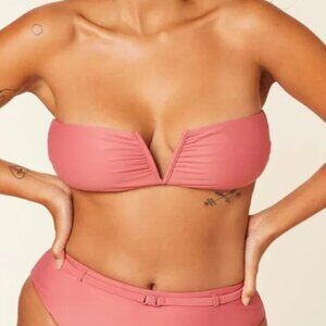 New! Andie  Scala Strapless Bikini Bandeau Top