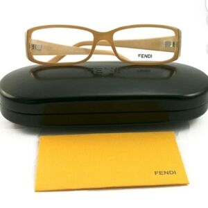 Fendi Women's Eyeglasses FF862 260 Beige 51 43 130 Frames Rectangle