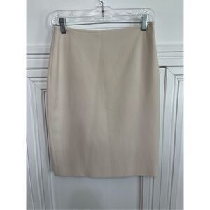 St. John Cream Pencil Skirt Size 2