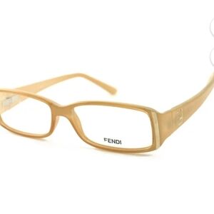 Fendi Women's Eyeglasses FF862 260 Beige 51 43 130 Frames Rectangle