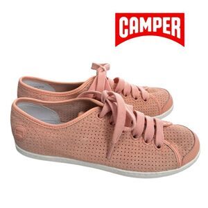 Camper Women's UNO 21815 Suede Leather Lace Sneakers 37