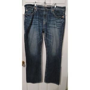 Big Star Jeans Mens 38 Regular Union Straight Denim Cowboy Denim