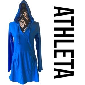 Athleta Long Hooded Shirt