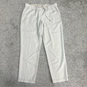 Lululemon On The Fly Travel Pants Womens 10 Beige W5BPMS Pull On Drawstring