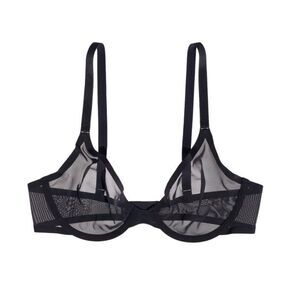 CUUP Plunge Bra Mesh Black 32E