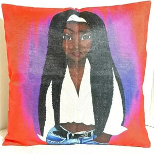 Add some tribal flair to your decor handcrafted zippered pillow case