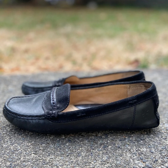 Frye leather penny slip on loafers Sz  7.5 - Picture 2 of 10