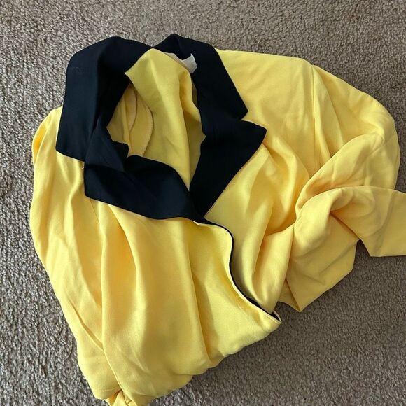 Vintage 90s Yellow Blazer - Picture 9 of 16