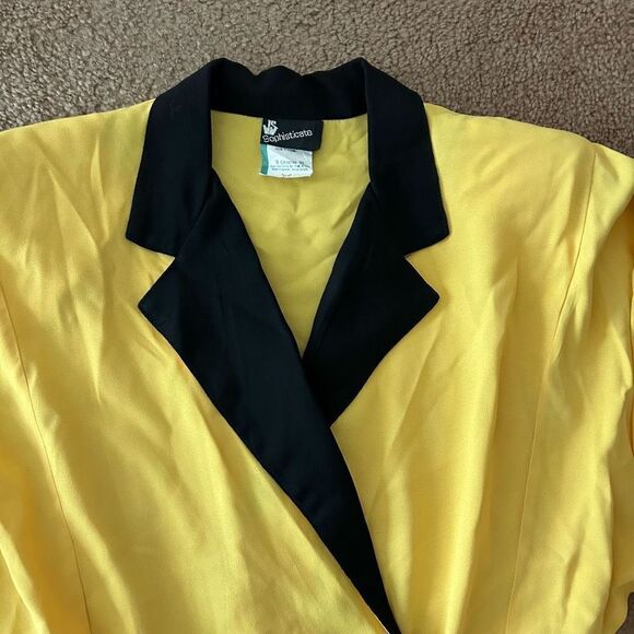 Vintage 90s Yellow Blazer - Picture 12 of 16