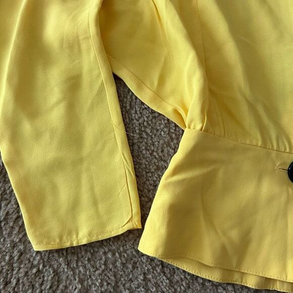 Vintage 90s Yellow Blazer - Picture 11 of 16