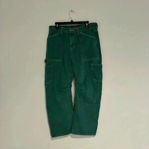 Lioness Forest Green Carpenter Jean Waist 35 / Size XL Like New