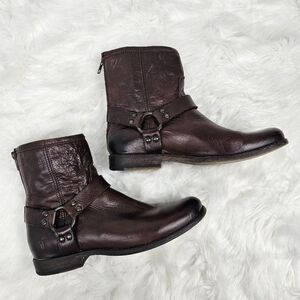 Frye Phillip Harness Boot Size 9.5