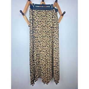 Shein Maxi Skirt Womens 1XL Cheetah Hipster Western Boho Casual Downtown Girl