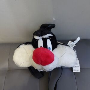 NWT 90's Vintage‎  Looney Tunes Plush backpack Sylvester