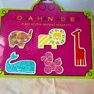 NEW Jonathan Adler Magnet Set - Animals