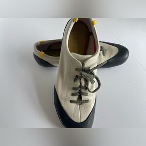 Camper Lace Up Leather Flats Size 7.5 (38)