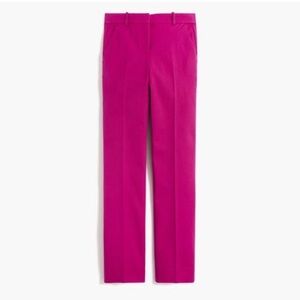 J.Crew Kallie Straight Leg Pant in Sweet Magenta Size 2