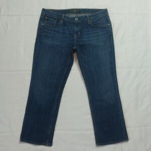 Big Star 1974 Rikki Low Rise Straight Leg Stretch Denim Blue Jeans