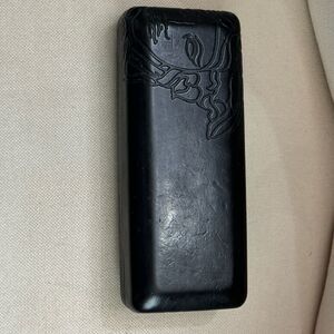 Black Etched Glasses Case