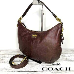 Coach Madison Hobo Bag Vintage Brown Crossbody