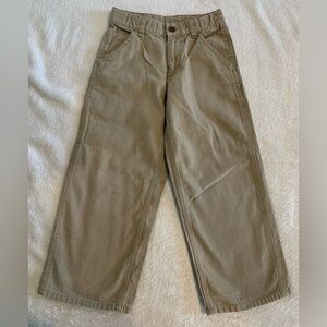 Carhartt Boys Tan Work Pants - Size 8