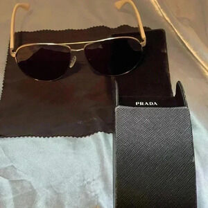 AUTHENTIC PRADA SUNGLASSES WITH CASE