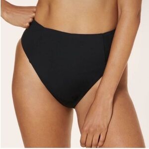 Andie The High Waisted Cheeky Bottom in Black