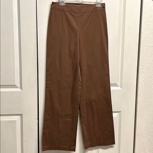 Coldwater Creek Chocolate High Rise Stretch Cotton Dress Pants Size 4