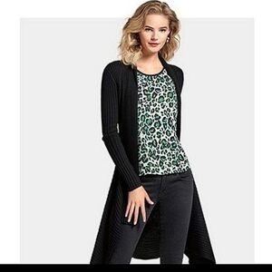 CABI Cheetah Envy Print Jungle Top #3260-Size XS