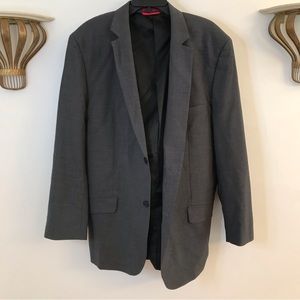 Alfani Gray Suit Blazer, Size XL or 42R, Wool blend, Men's