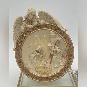 Sarah’s Angels Christmas nativity scene decor Christmas table lamp | Crèche lamp