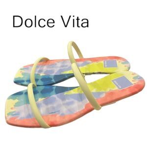 DOLCE VITA Womne's Funfetti Stella Slide Sandals NEW 9.5