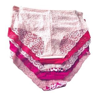 5 Pack of Kensie Lace Hipster Panties