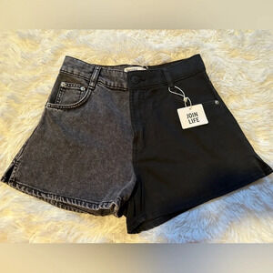 NWT!! Bershka two tone  denim shorts