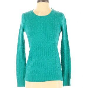 J. Crew Sweater Womens XS Rayon Wool Rabbit Hair Blend Teal