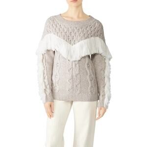 AMUR Ulla Fringe Sweater