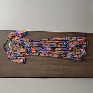 Anthropologie Abel The Label Floral Leonard Maxi Dress-Size Small