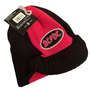 AC/DC For Those About To Rock Vintage Deadstock Knit Hat Licensed Concept One