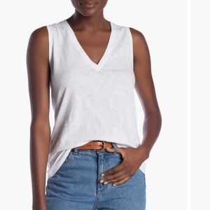 Madewell V-Neck Cotton Tank Size XXS